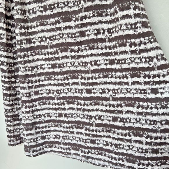 Fresh Produce Maxi Skirt Size XL Purple Gray Pull On Elastic Waist 100% Cotton - Picture 3 of 6